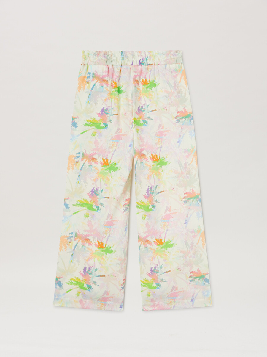 pantaloni aop palms split