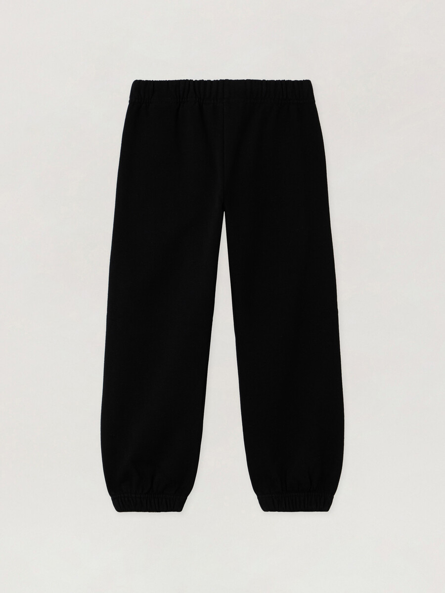 pantaloni della tuta regolari con logo sfocato