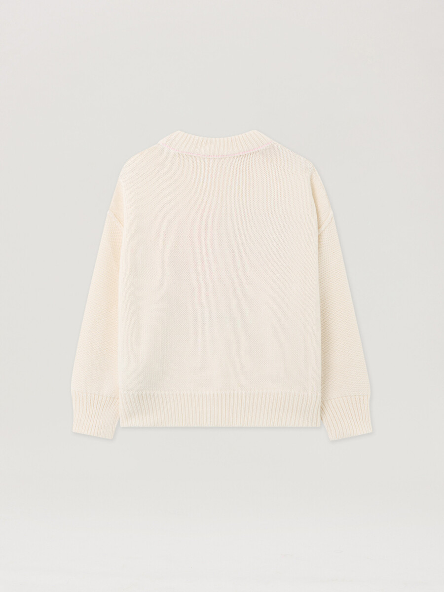 maglione con motivo a bandiera