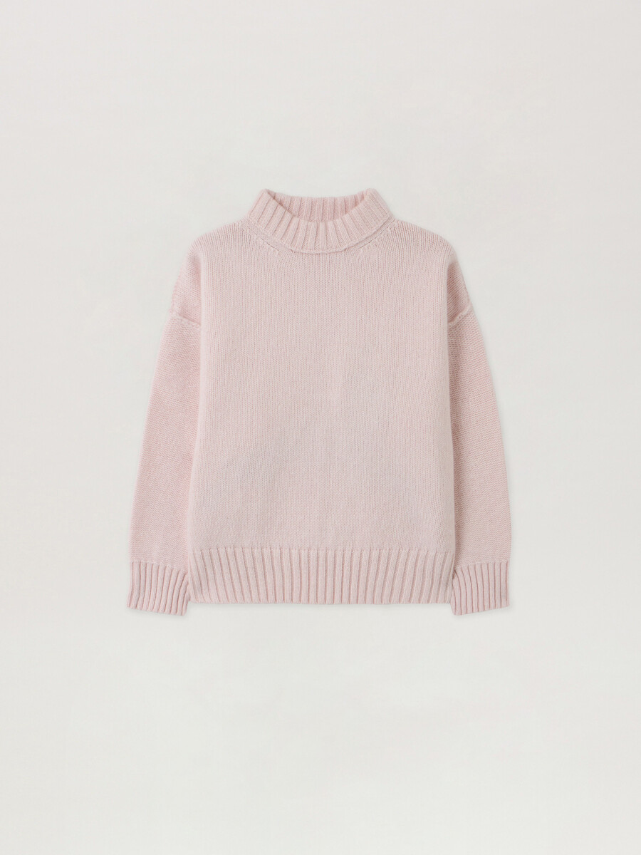 maglione con logo curvo