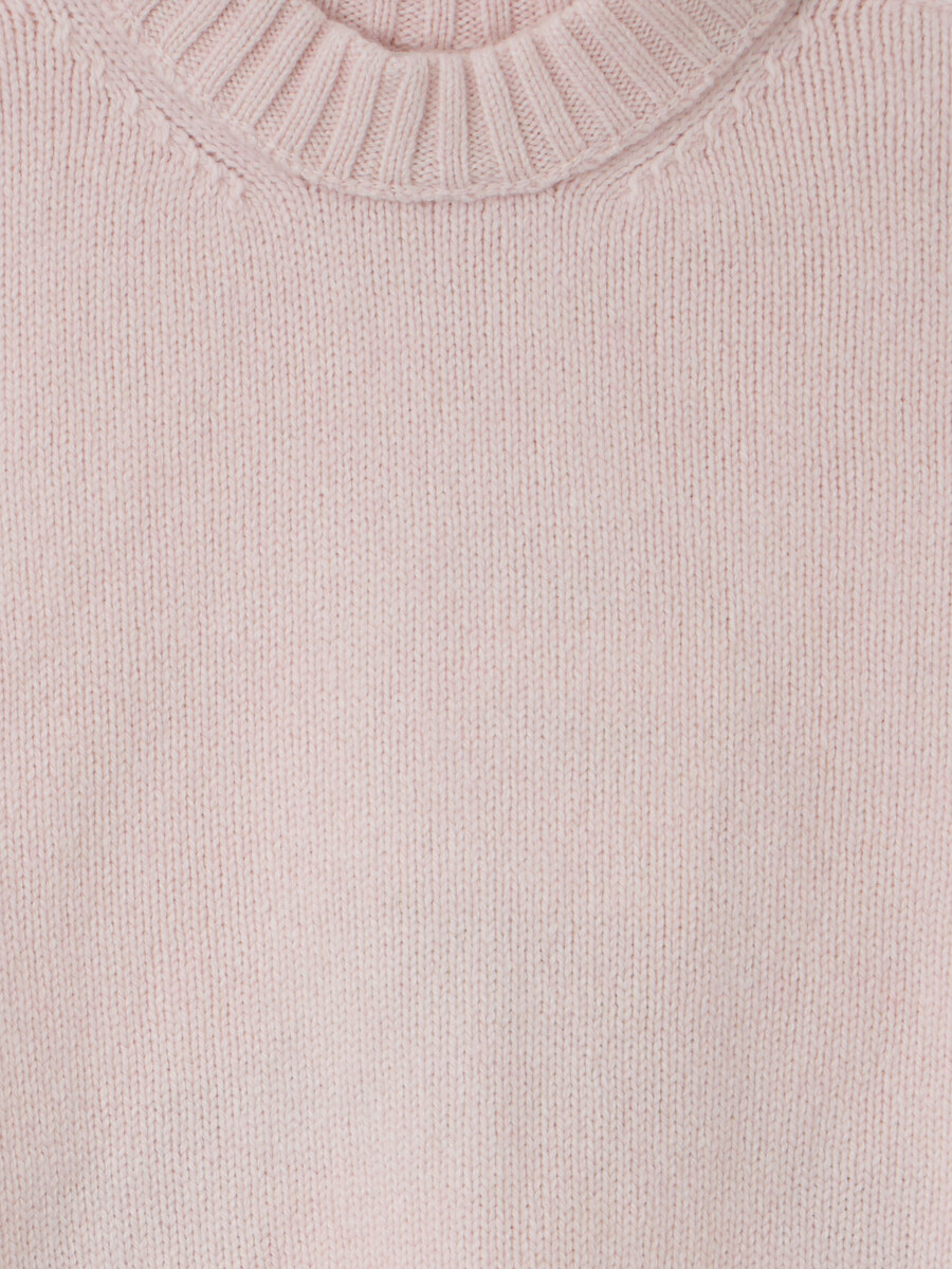 maglione con logo curvo
