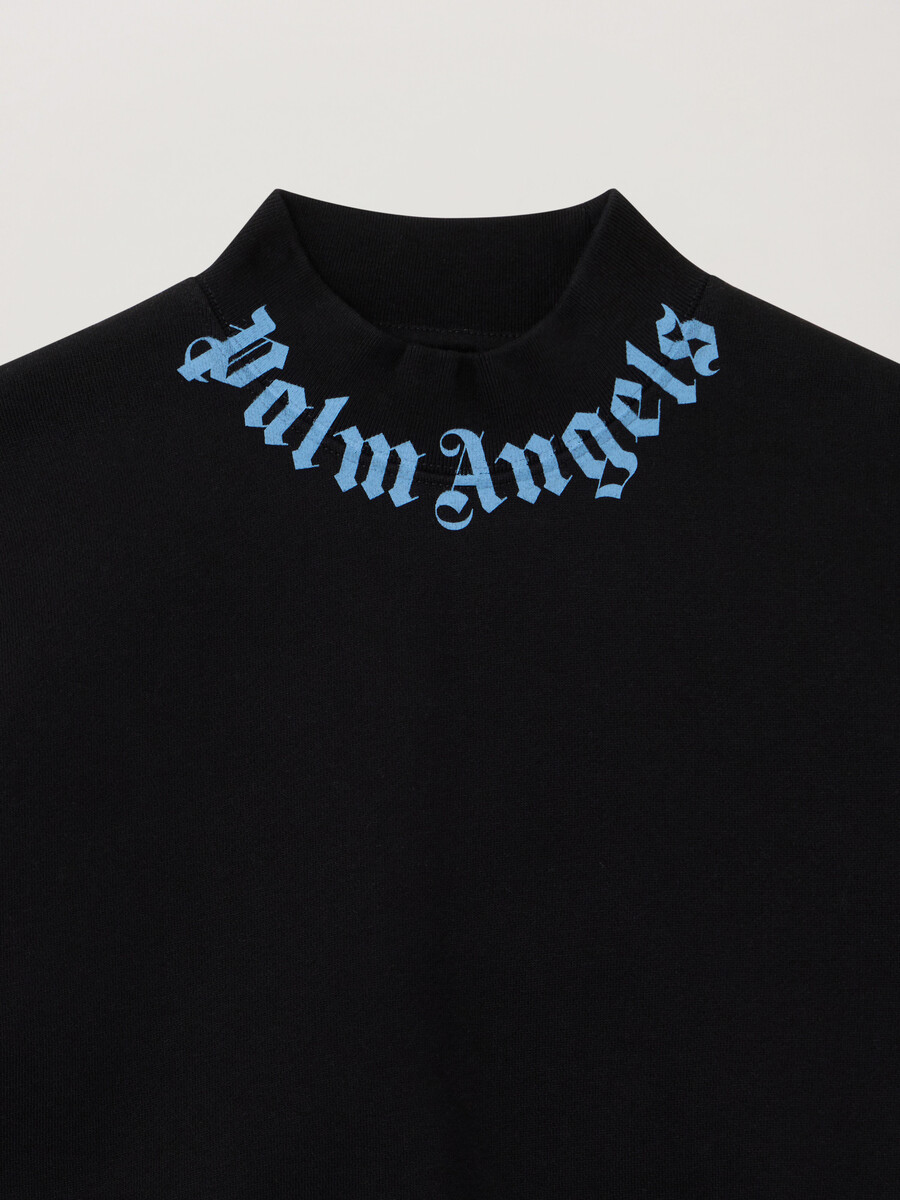 felpa con logo sul collo