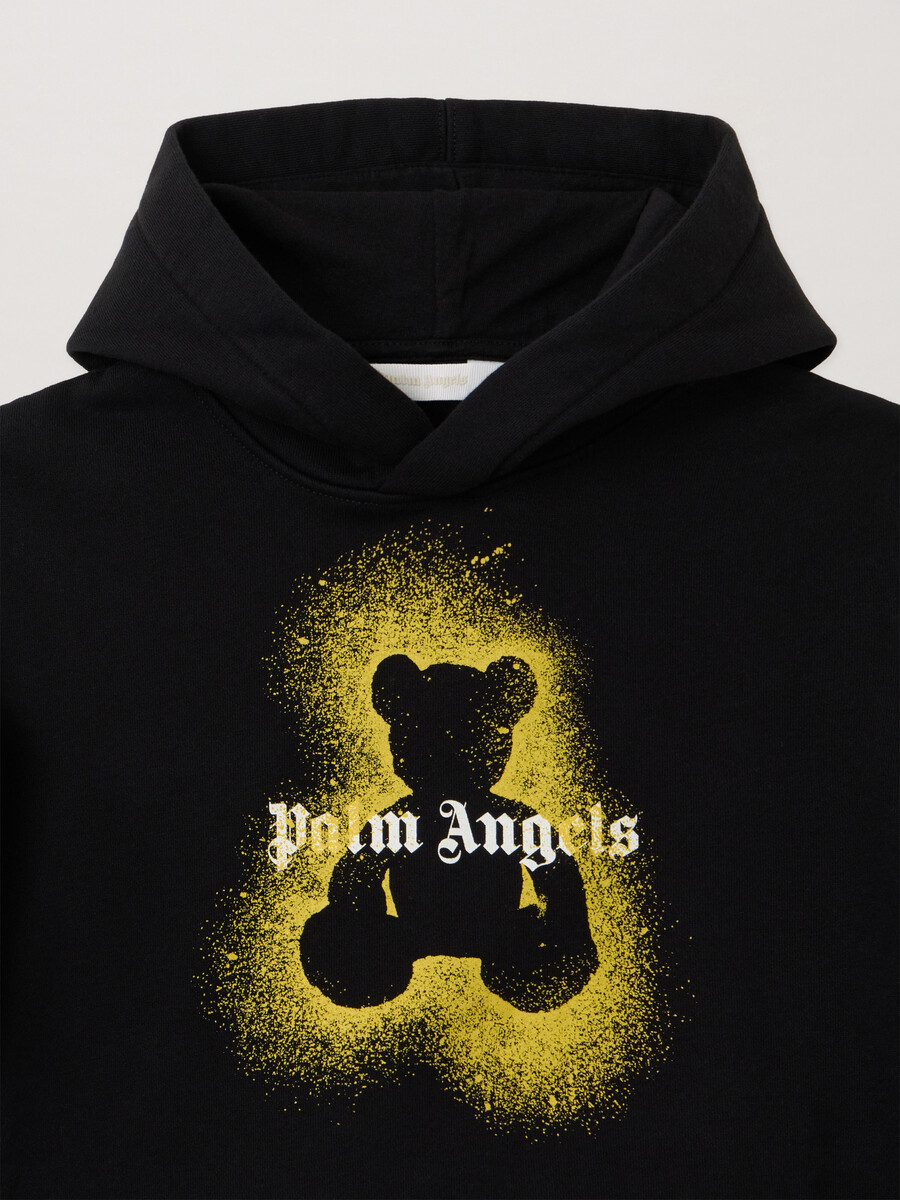 felpa con cappuccio spray bear