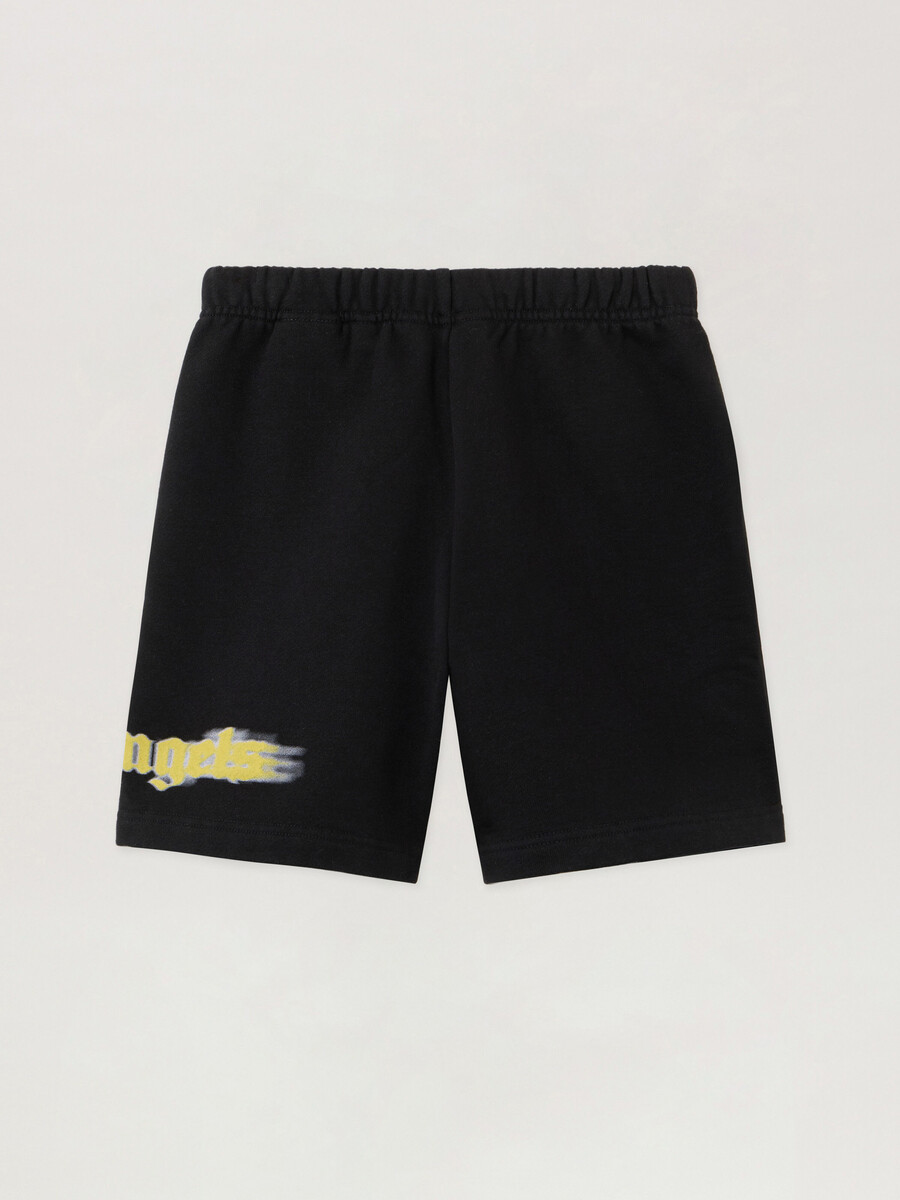pantaloncini da tuta con logo sfocato