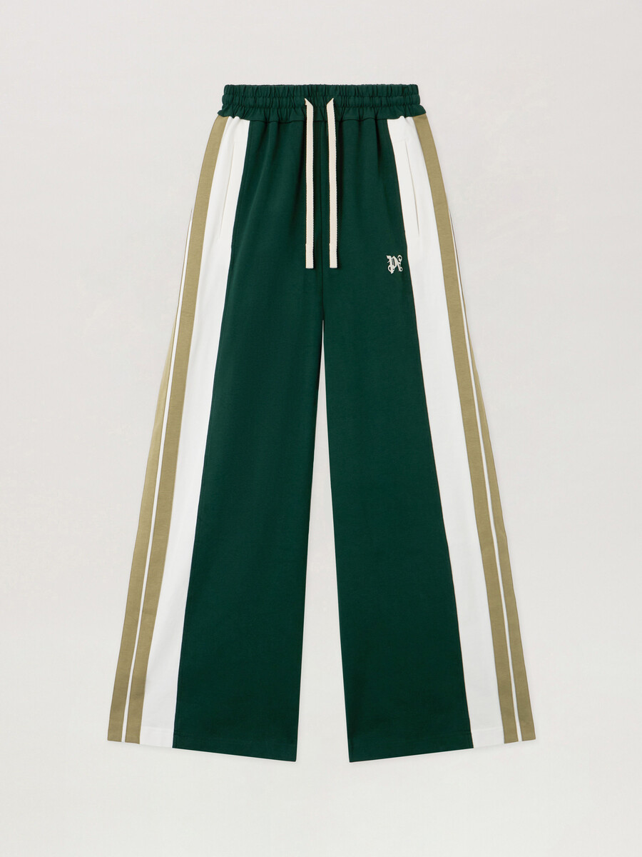 pantaloni della tuta color block con monogramma