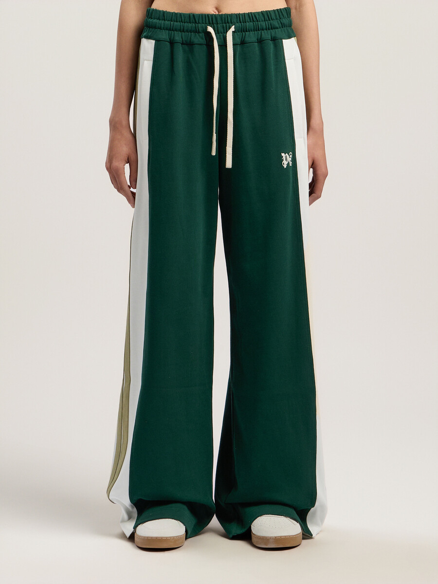 pantaloni della tuta color block con monogramma