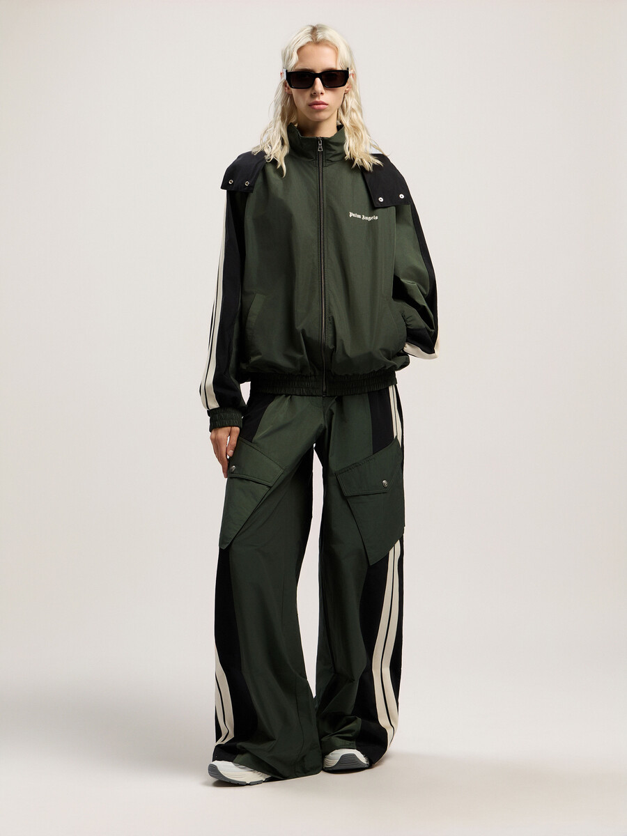 giacca a vento colorblock track