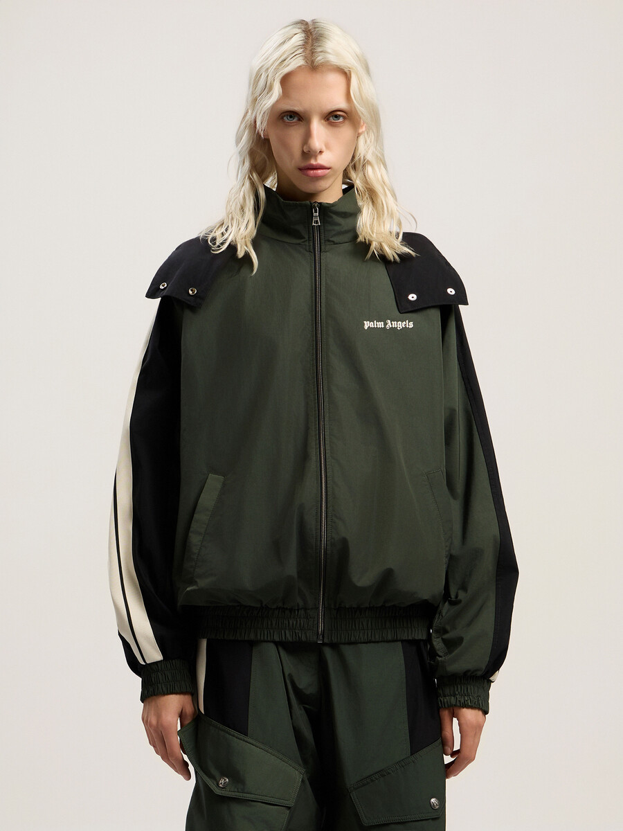 giacca a vento colorblock track