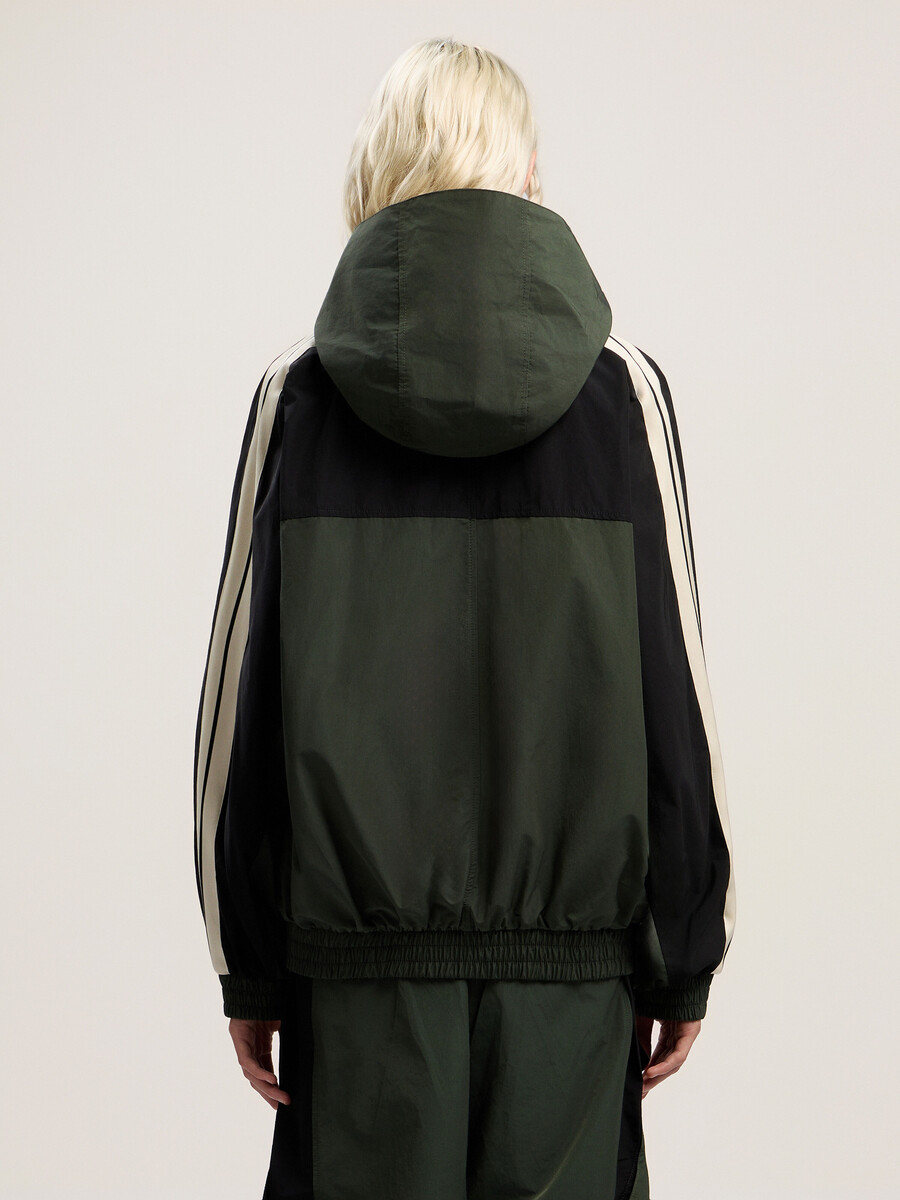 giacca a vento colorblock track