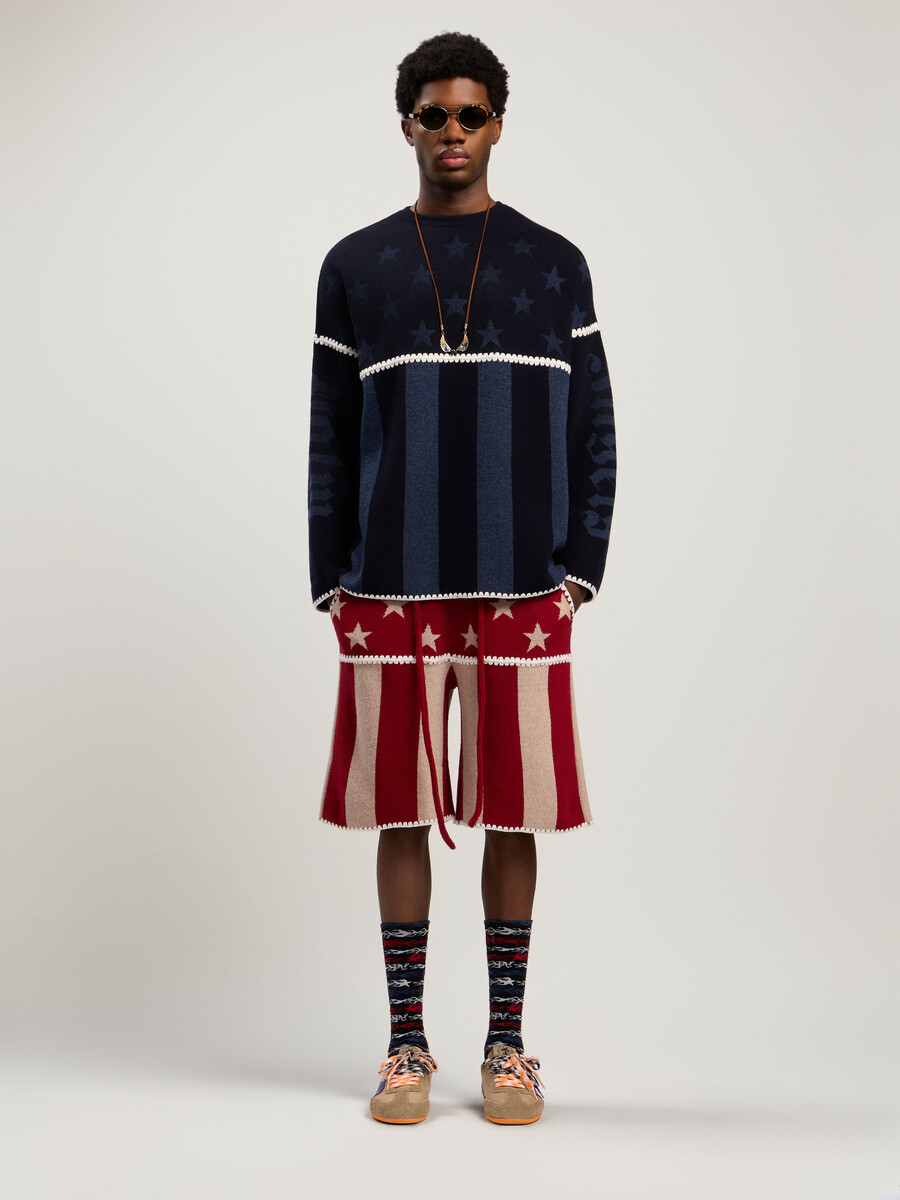 maglione a stelle e strisce