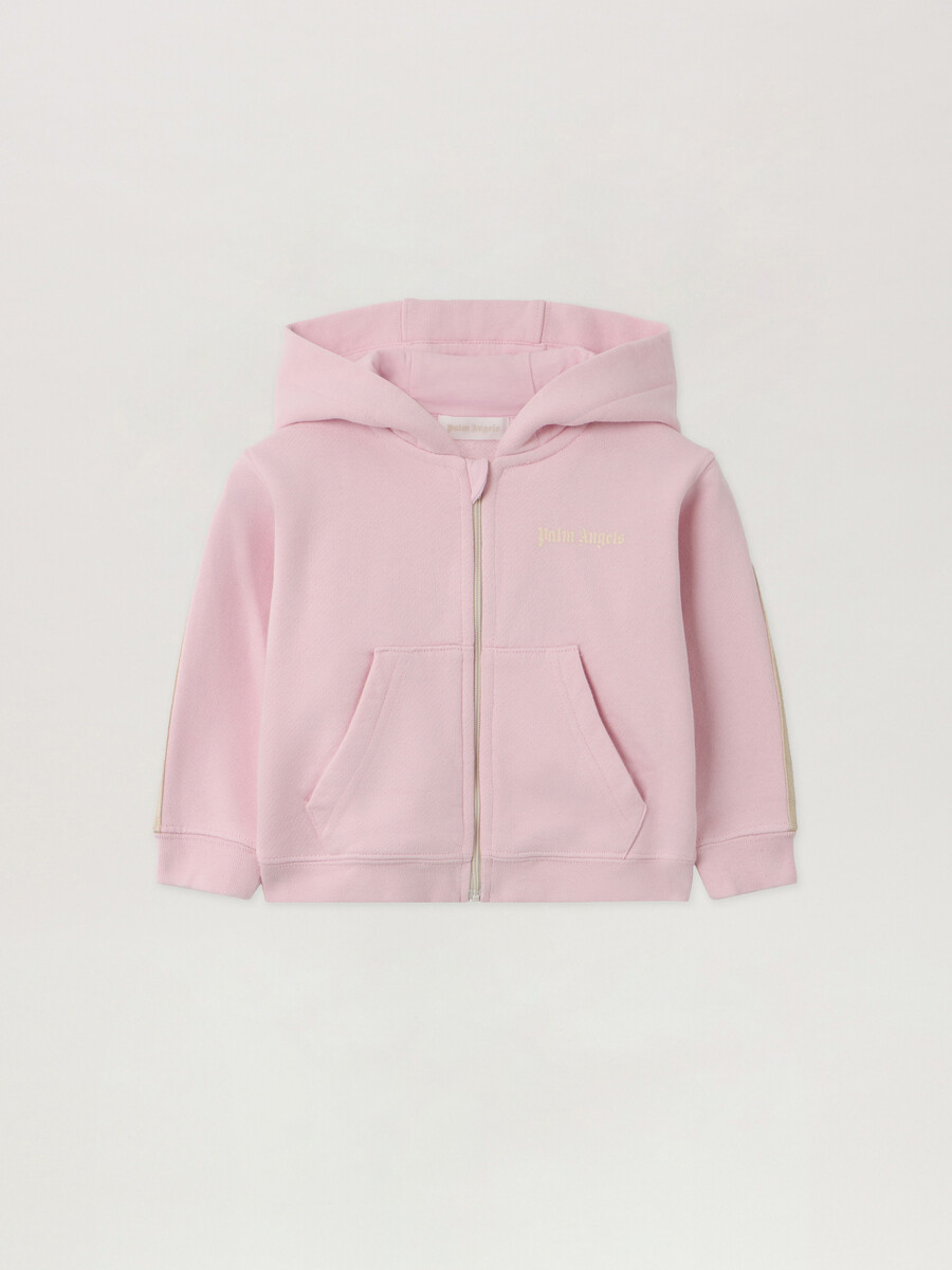 felpa con cappuccio e zip intera
