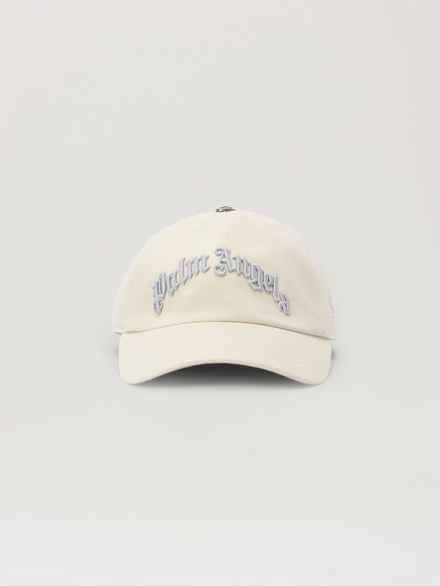cappellino tonale con logo curvo