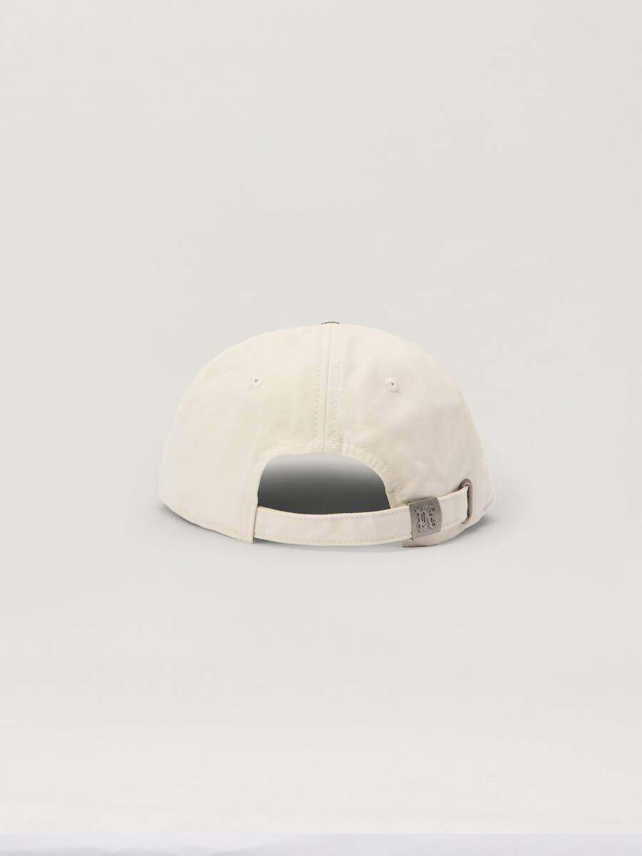 cappellino tonale con logo curvo