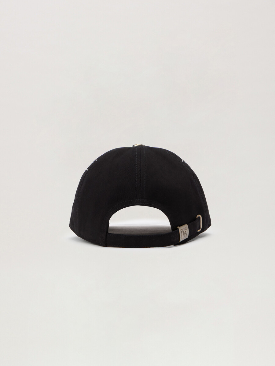 cappellino con logo curvo flames