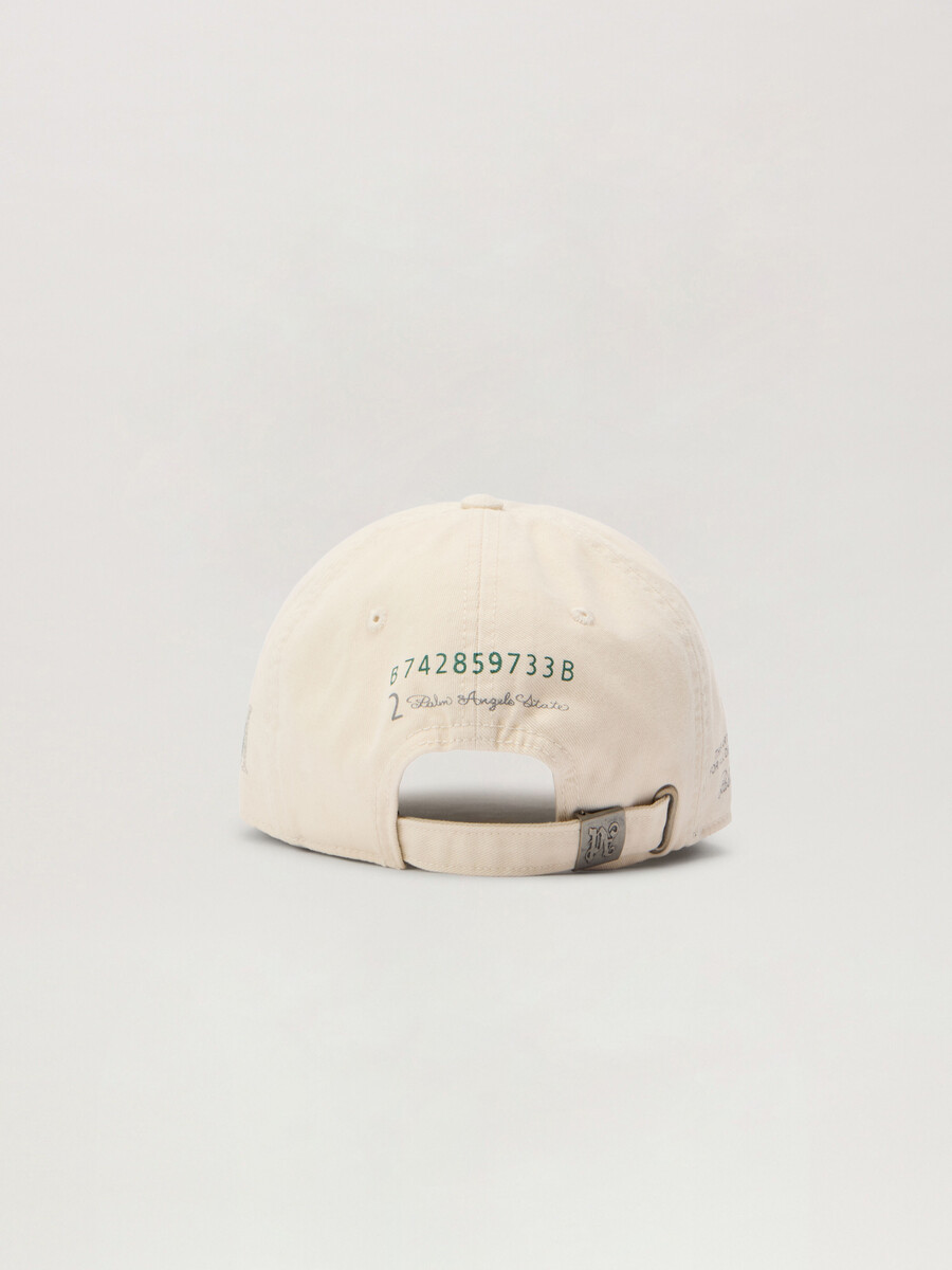 cappellino ricamato con dollaro