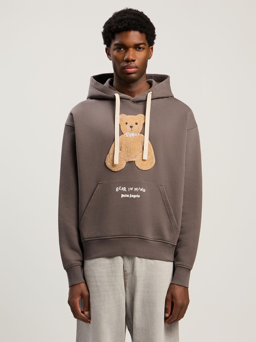 felpa con cappuccio bear in mind