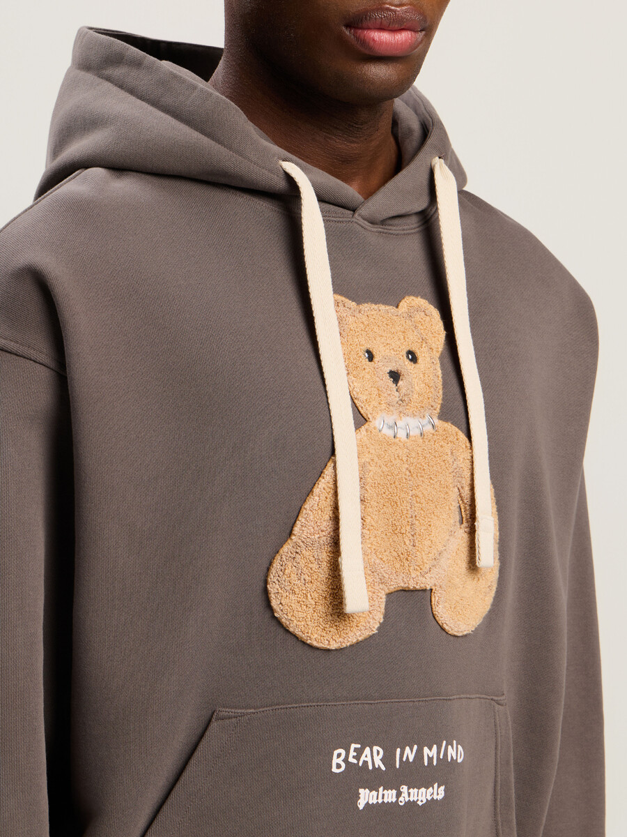 felpa con cappuccio bear in mind