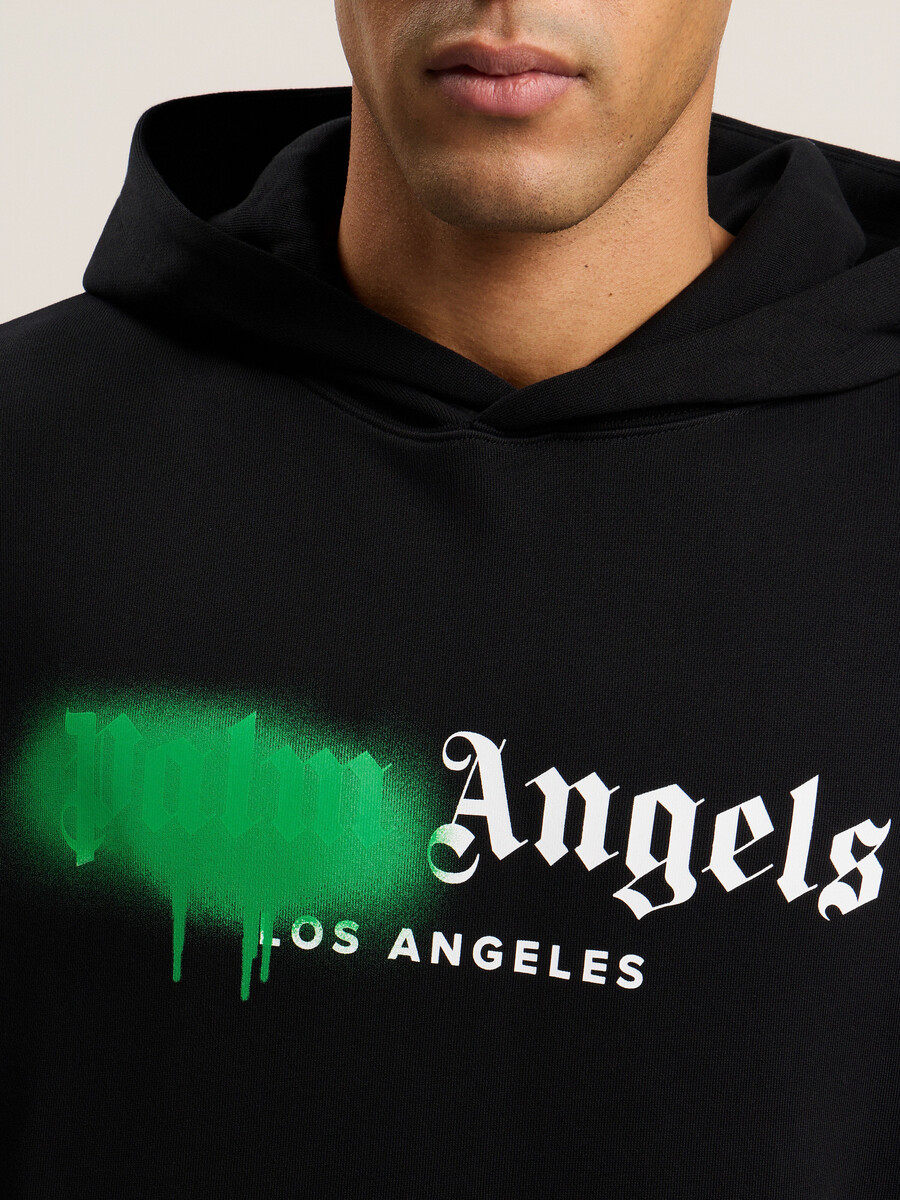 felpa con cappuccio spray city los angeles
