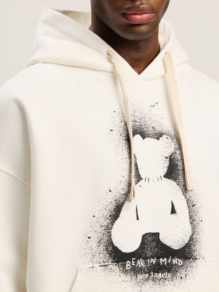 felpa con cappuccio spray bear