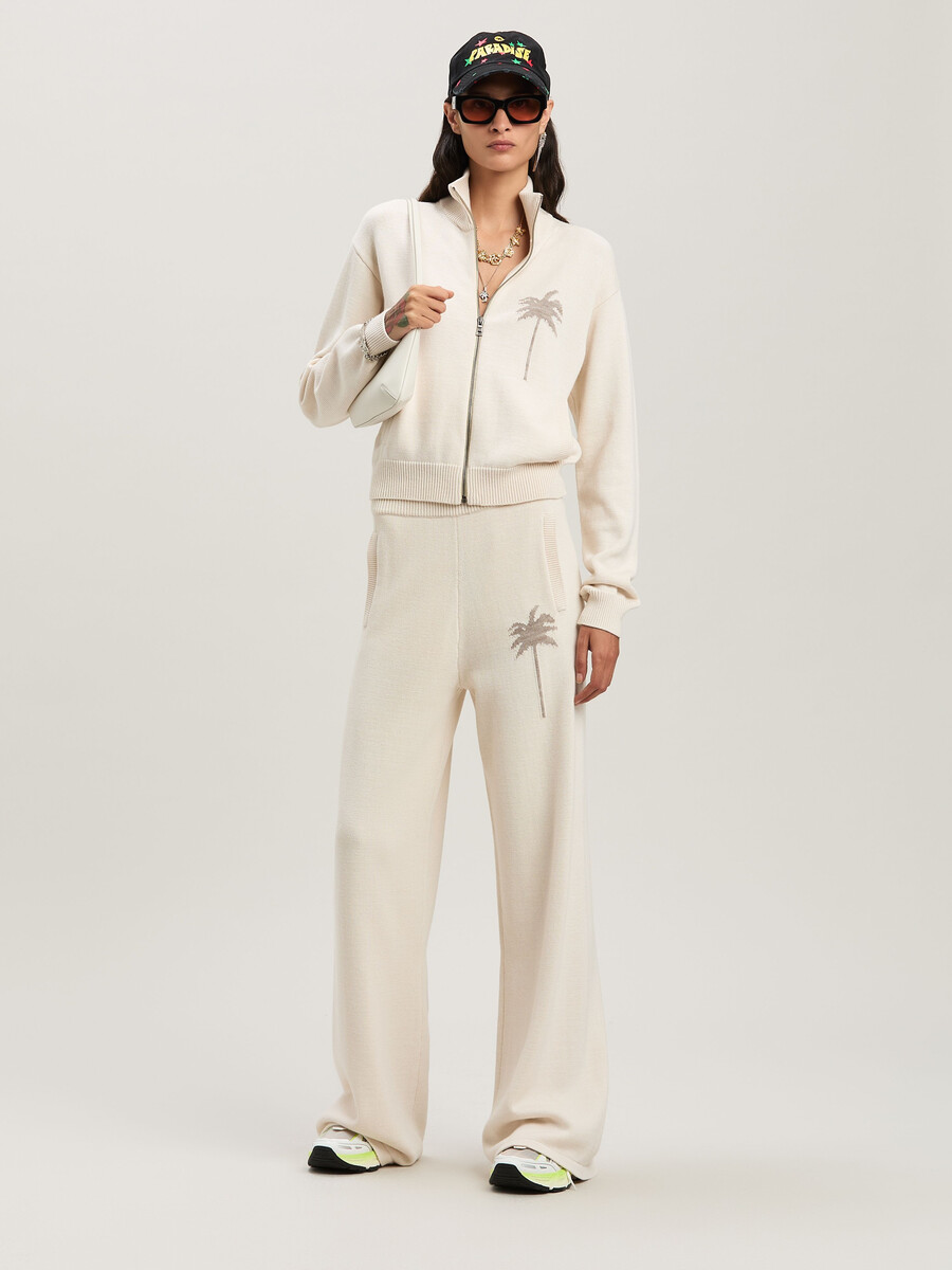 pantaloni in maglia palms