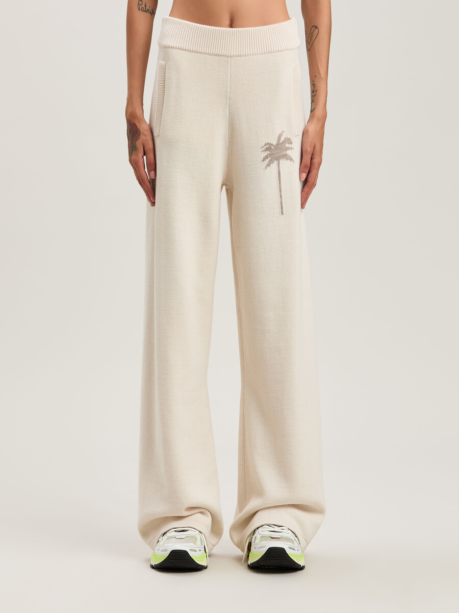 pantaloni in maglia palms