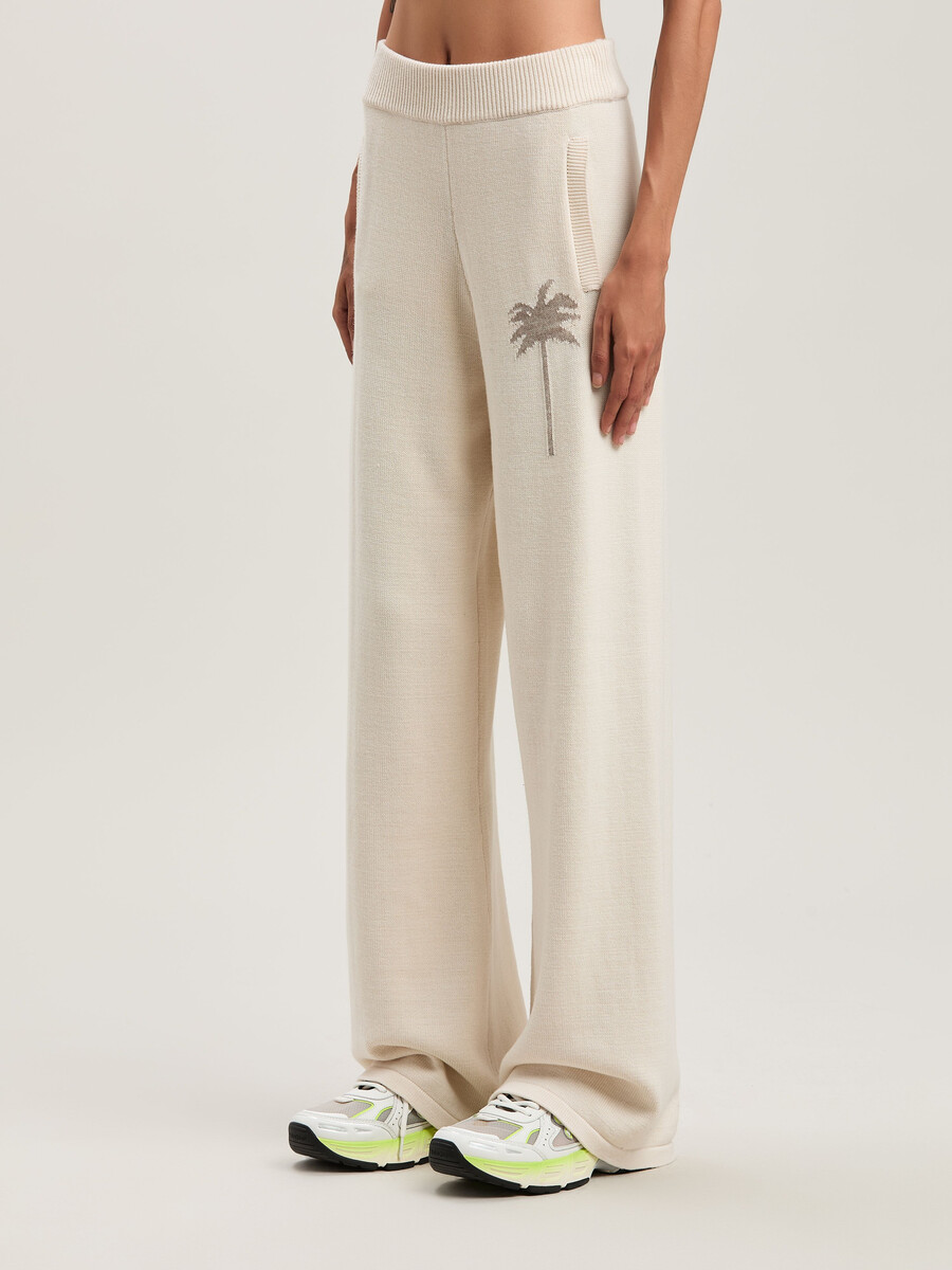 pantaloni in maglia palms