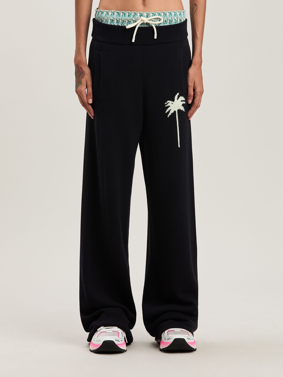 pantaloni in maglia palms