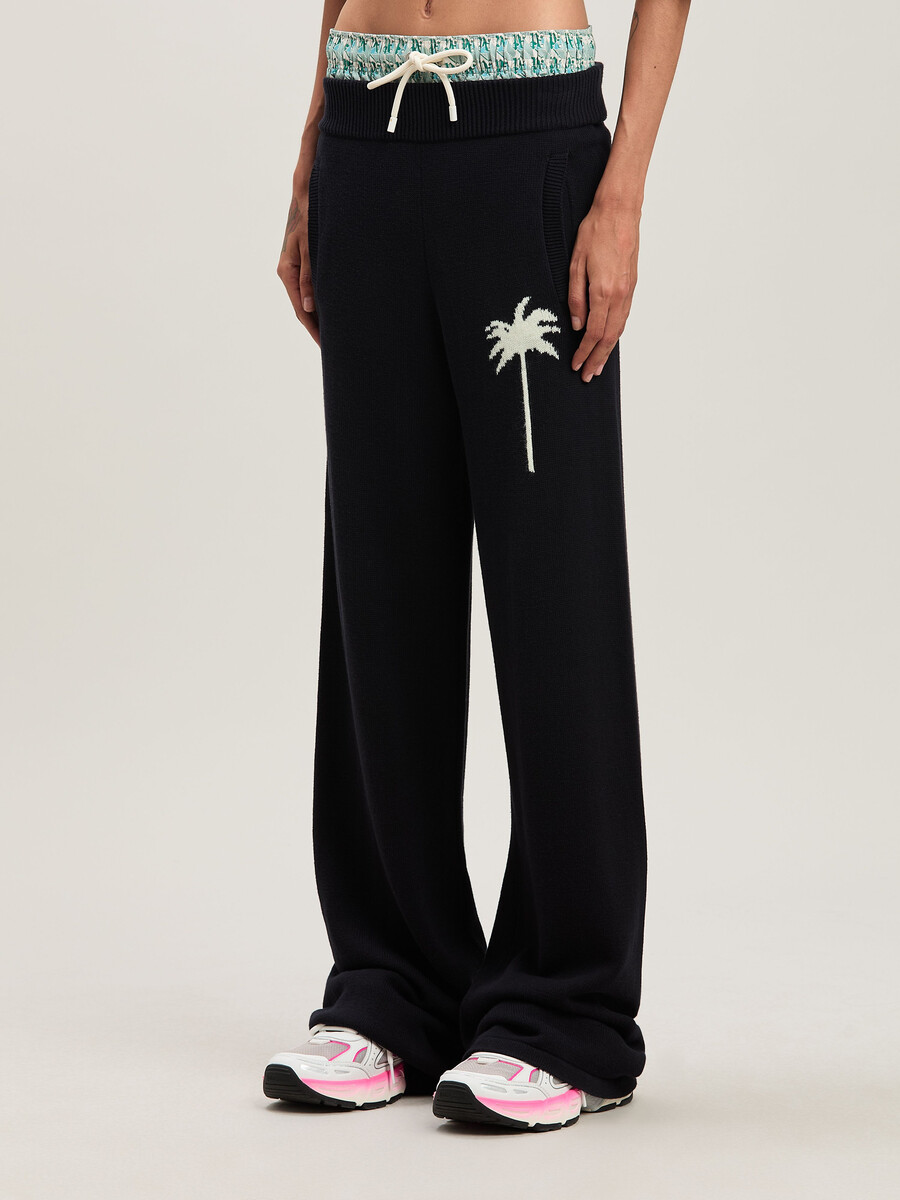 pantaloni in maglia palms