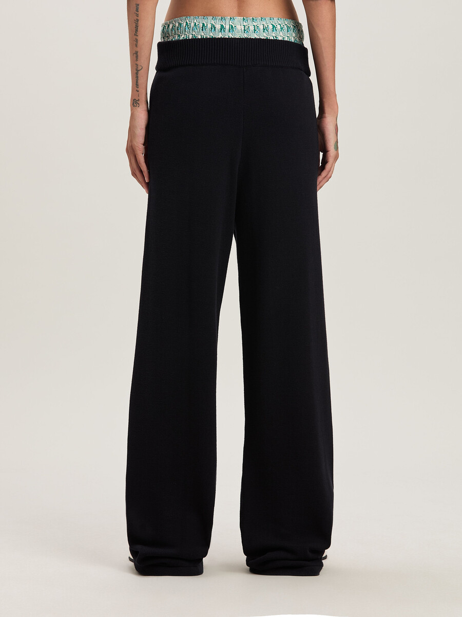 pantaloni in maglia palms