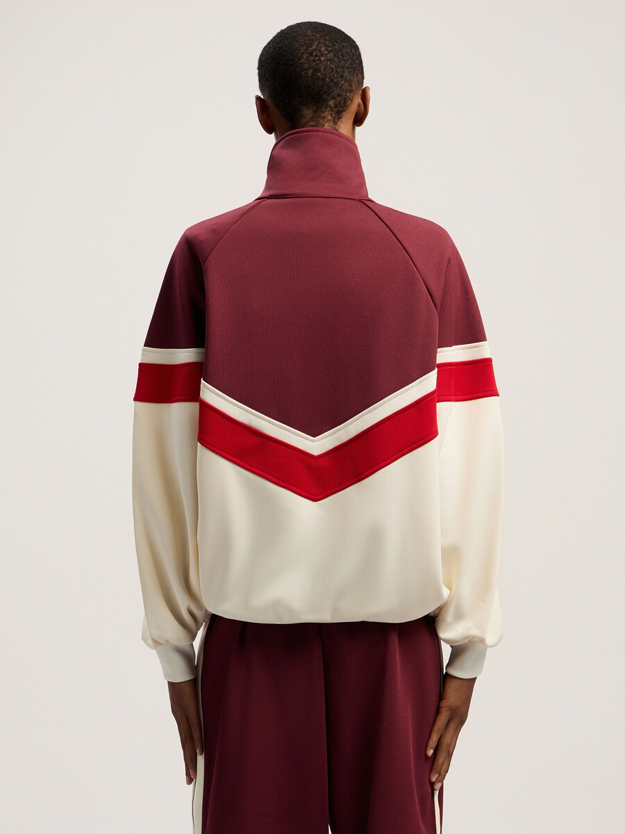 giacca sportiva anorak color block