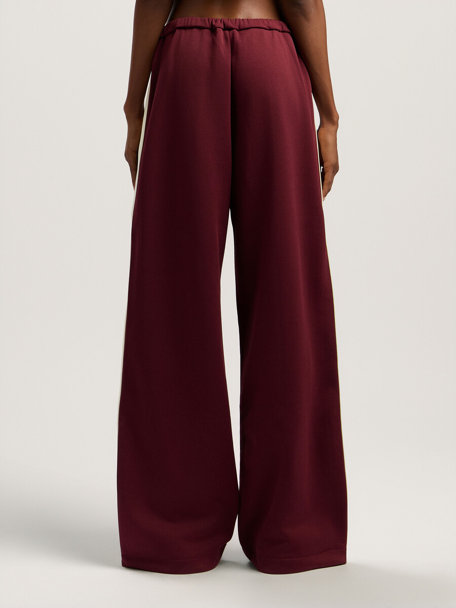 pantaloni da tuta con cerniera colorblock