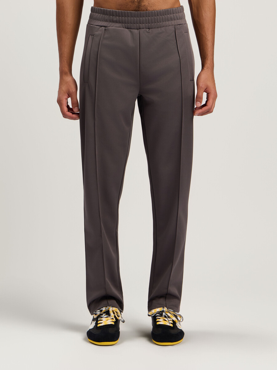 pantaloni da tuta con logo curvo
