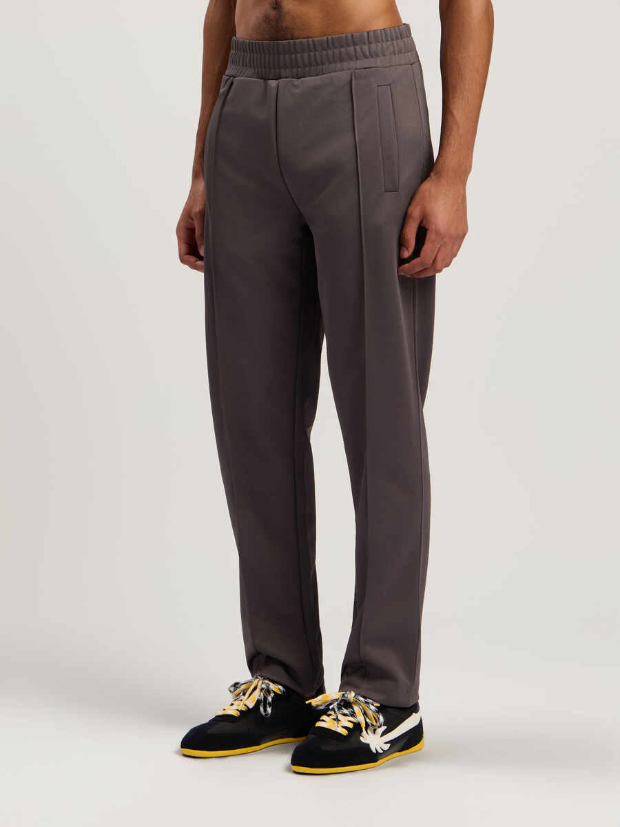 pantaloni da tuta con logo curvo