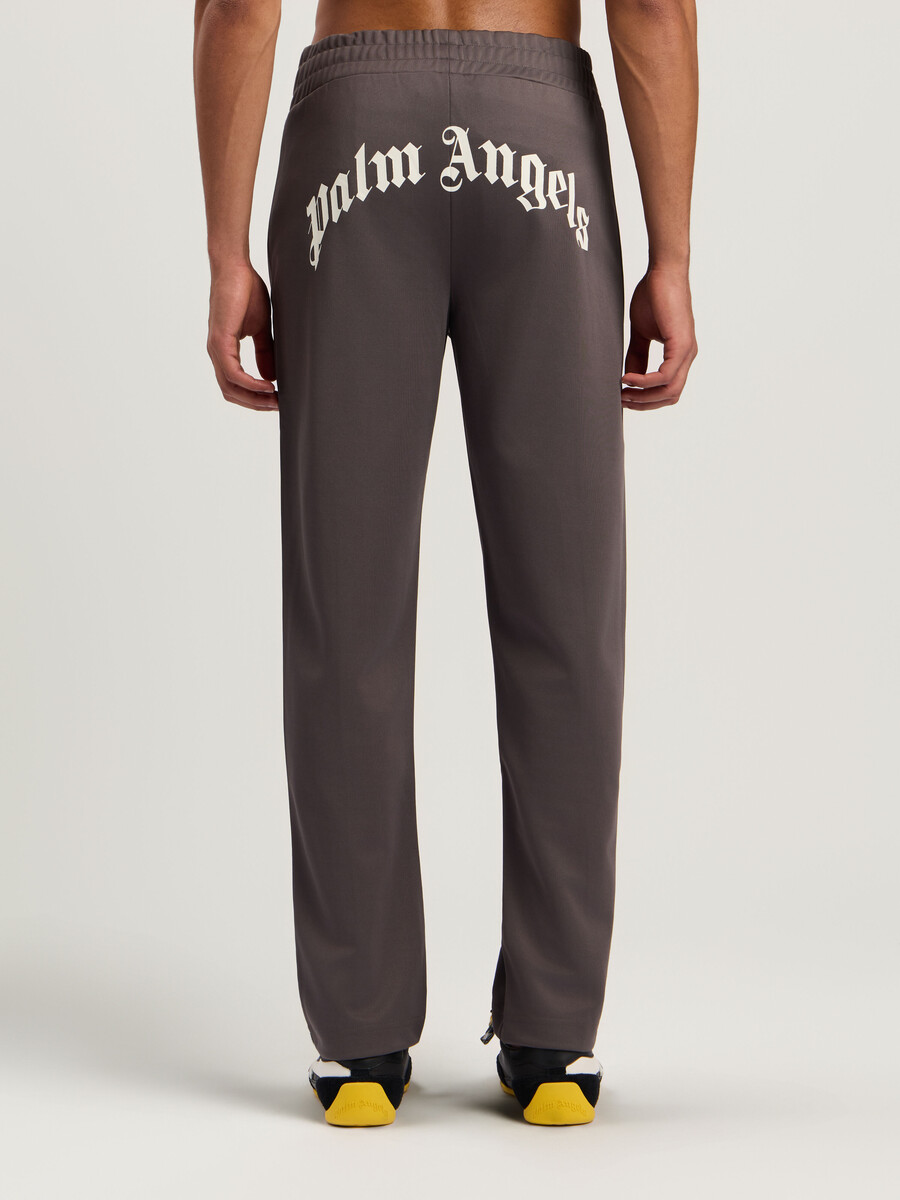 pantaloni da tuta con logo curvo