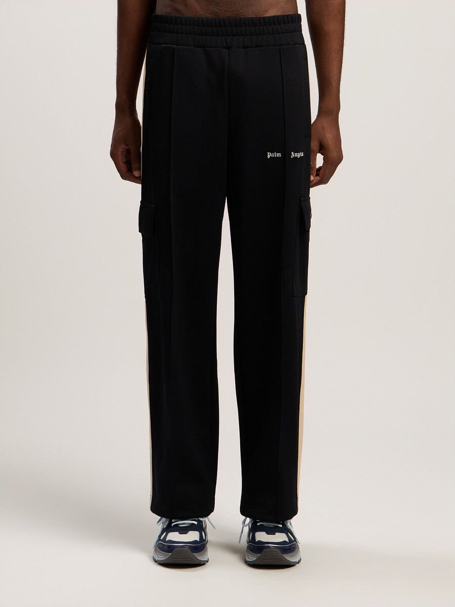 pantaloni cargo con logo classico
