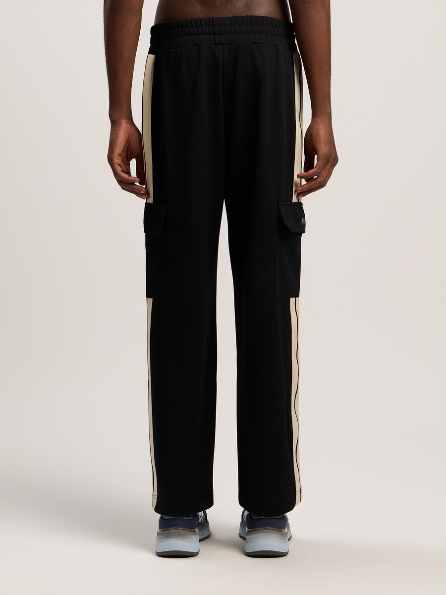 pantaloni cargo con logo classico