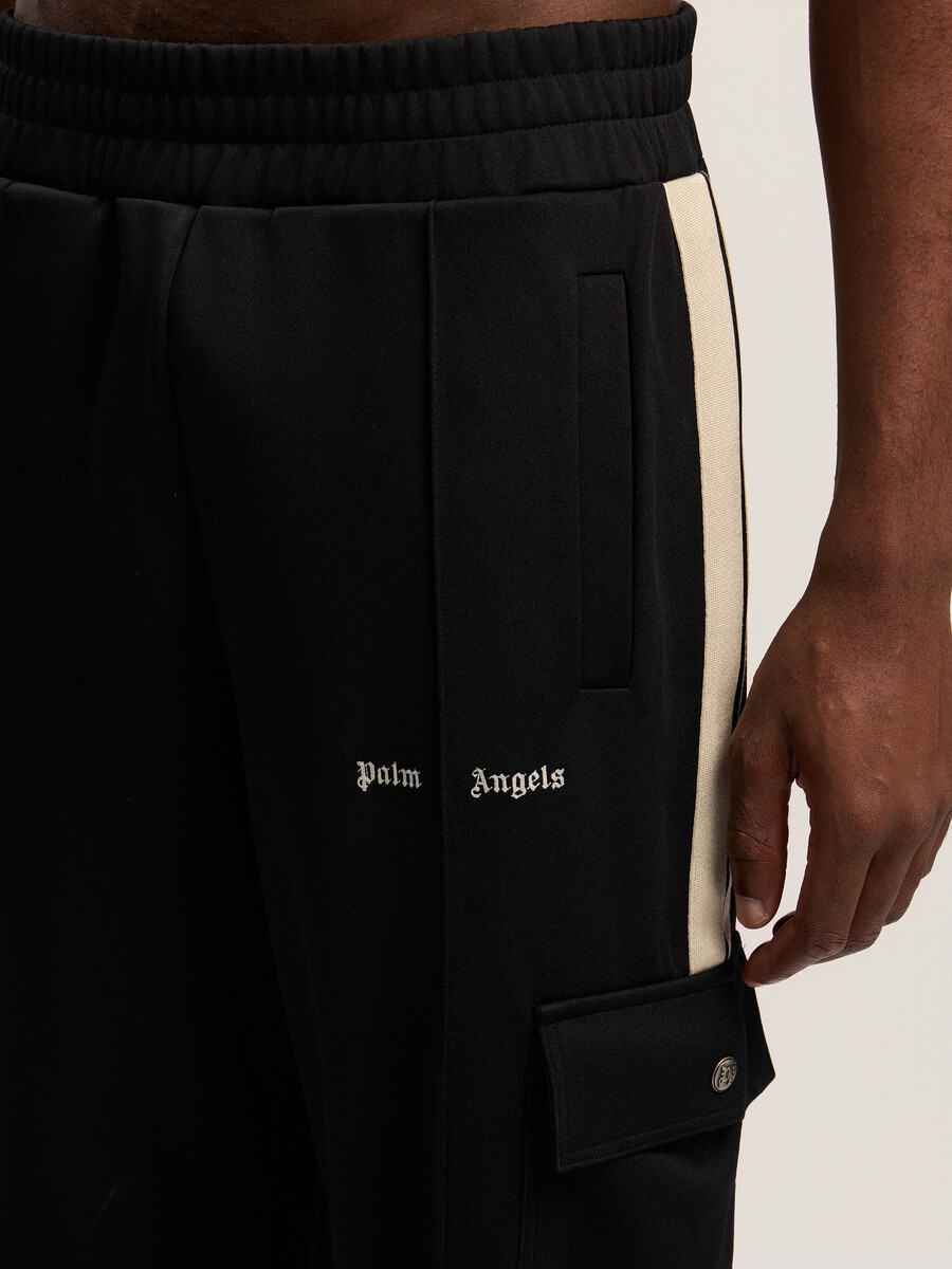 pantaloni cargo con logo classico