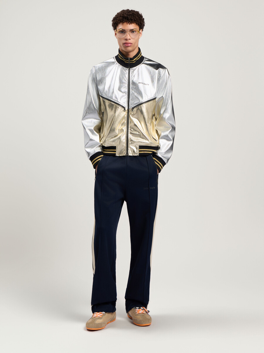 pantaloni da tuta con zip e logo classico