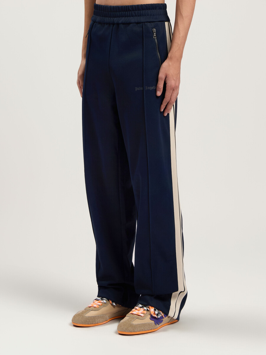 pantaloni da tuta con zip e logo classico