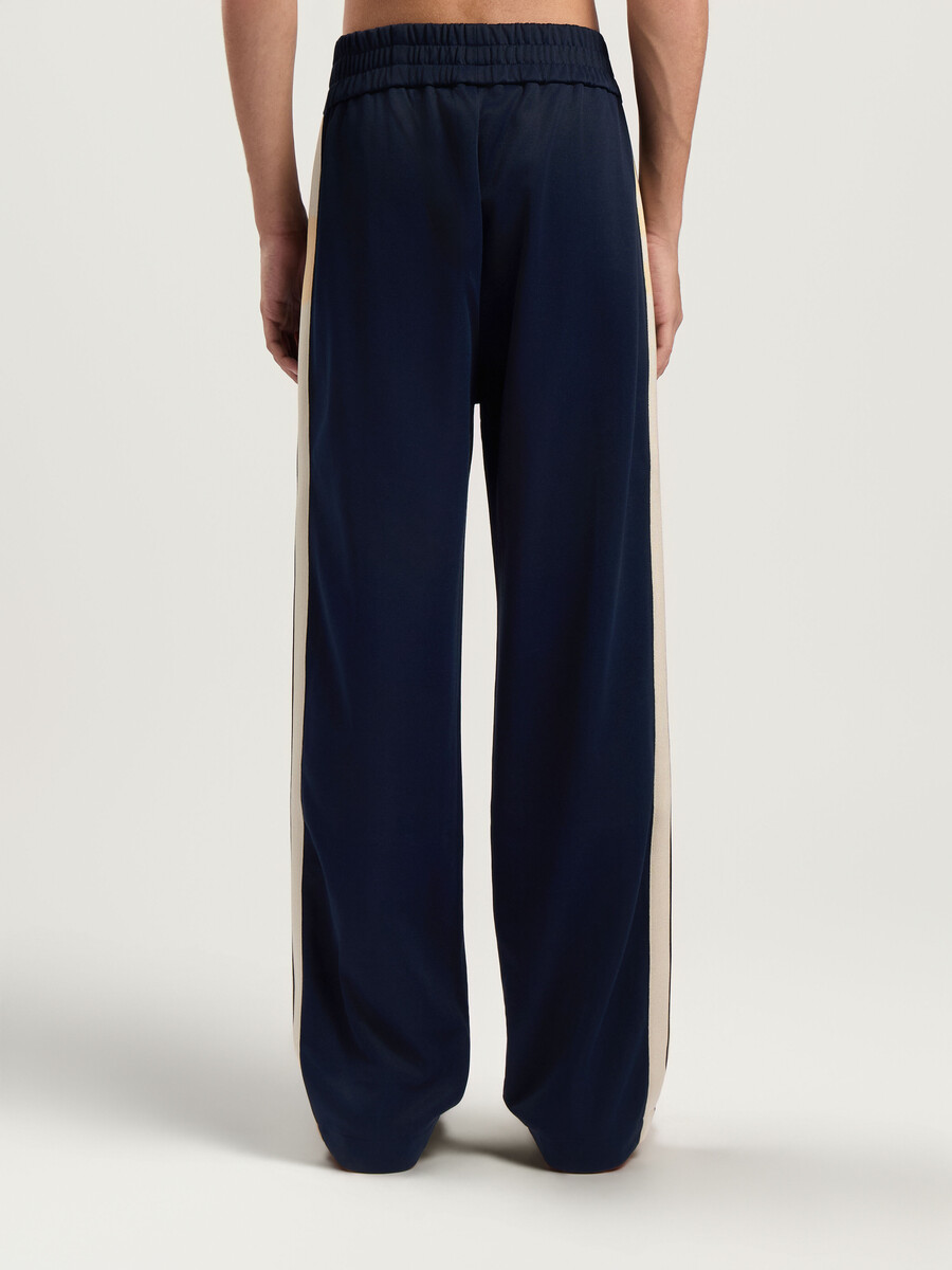 pantaloni da tuta con zip e logo classico