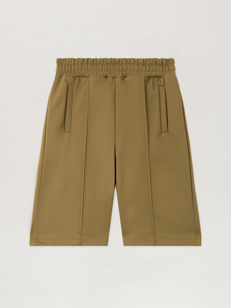 pantaloncini da tuta con logo curvo sul retro
